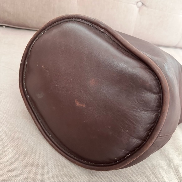 XL Vintage Coach Duffle Feed Sac 9085 Travel Bag, Weekender, mahogany - Picture 9 of 10